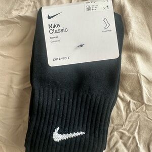 Nike Classic Black Cushioned Soccer Socks